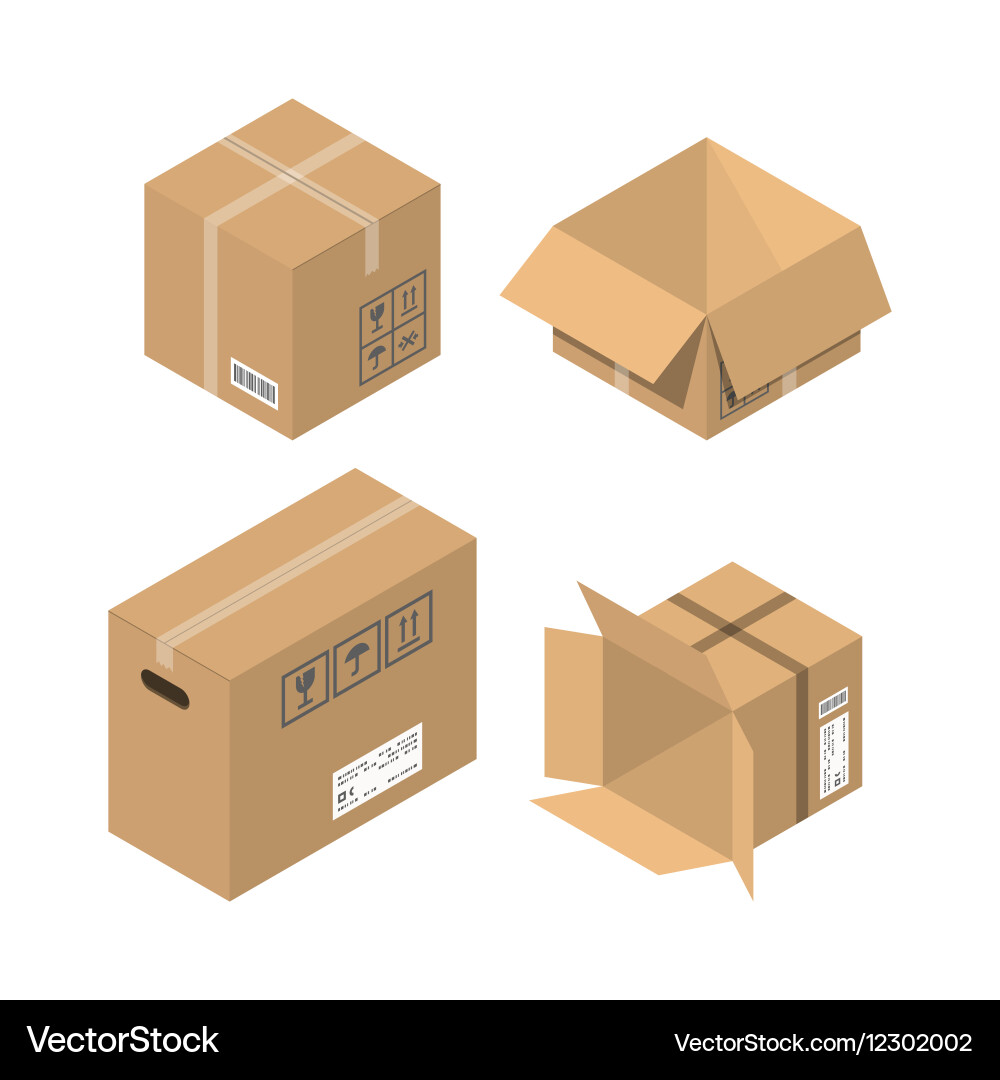 Move service box vector image