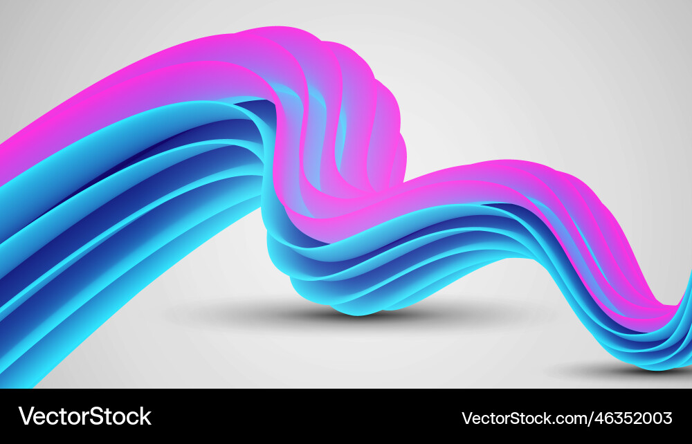 A realistic fluid object on white background A realistic fluid object on white background vector image