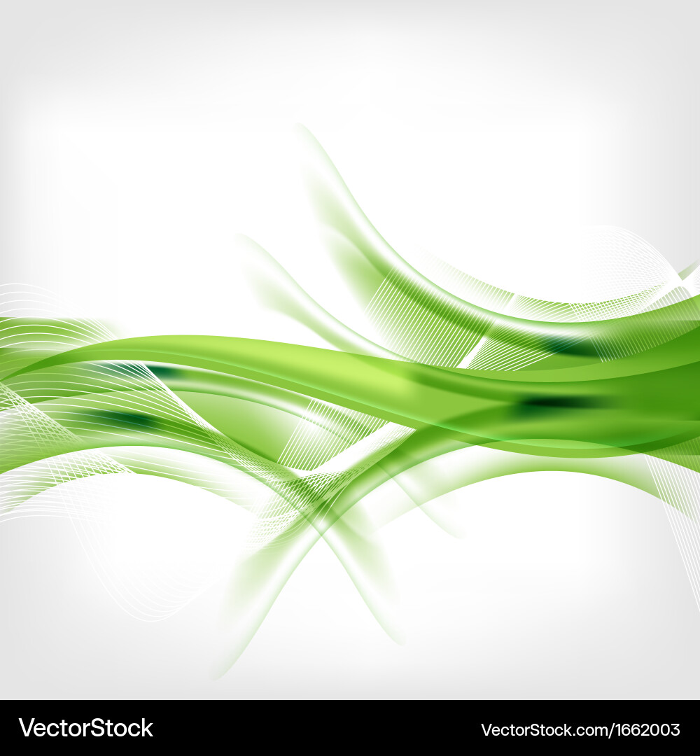 Abstract colored wave on background Vector Image