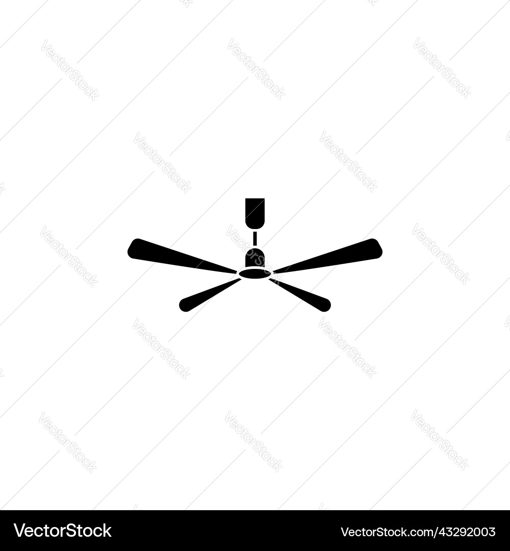 Ceiling fan icon design with light Ceiling fan icon design with light vector image