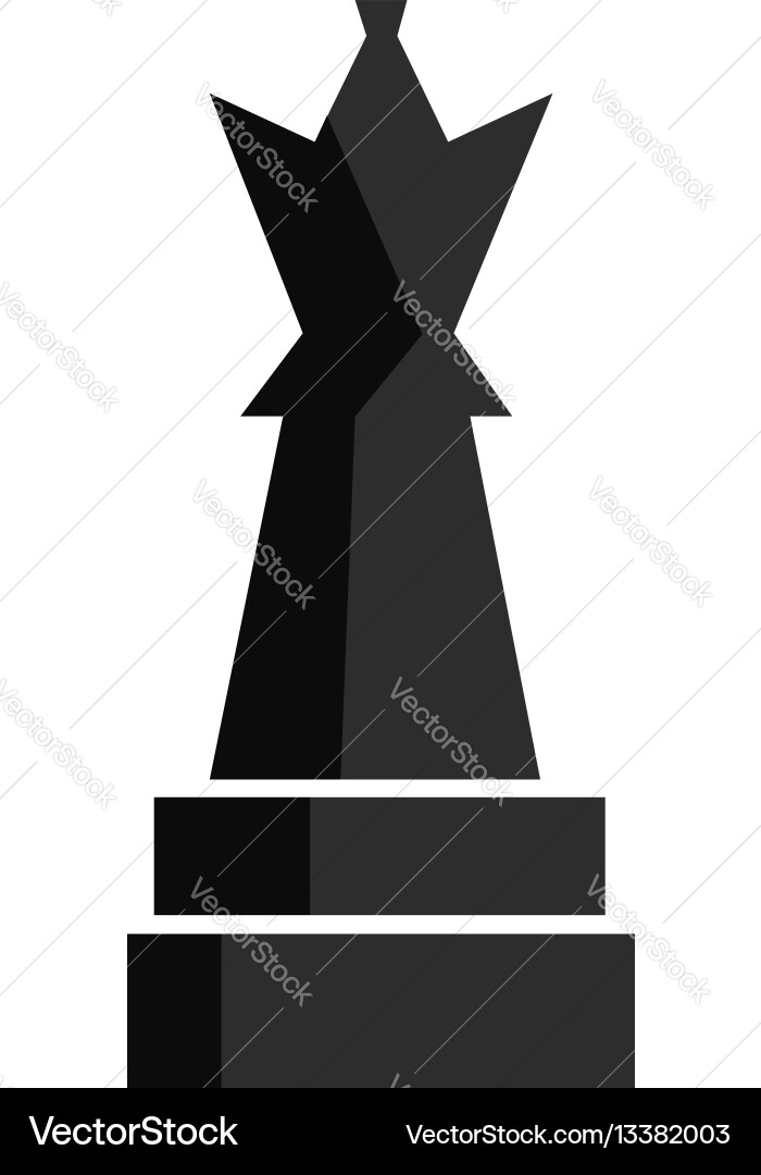 Chess play figure for app game or web ui design Chess play figure for app game or web ui design vector image