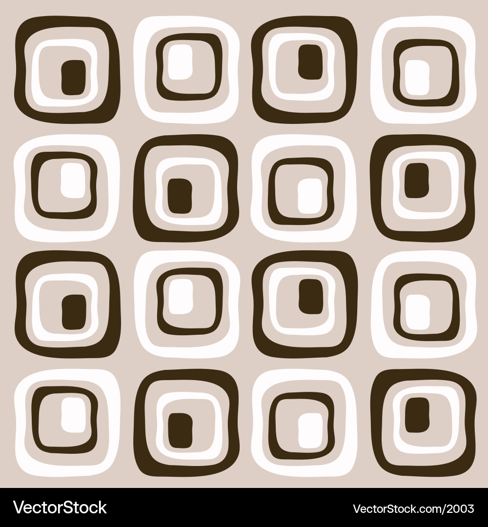Geometric Square Pattern vector image