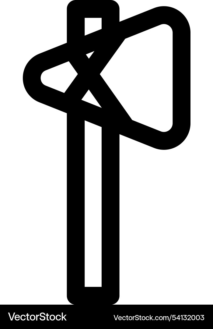 Hathor icon thin linear style design isolated Hathor icon thin linear style design isolated Vector Image