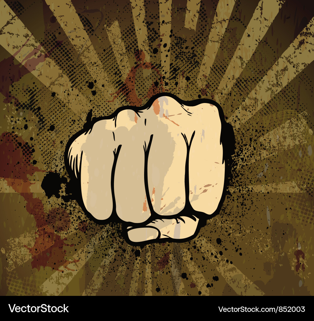 Urban Grunge Punch vector image