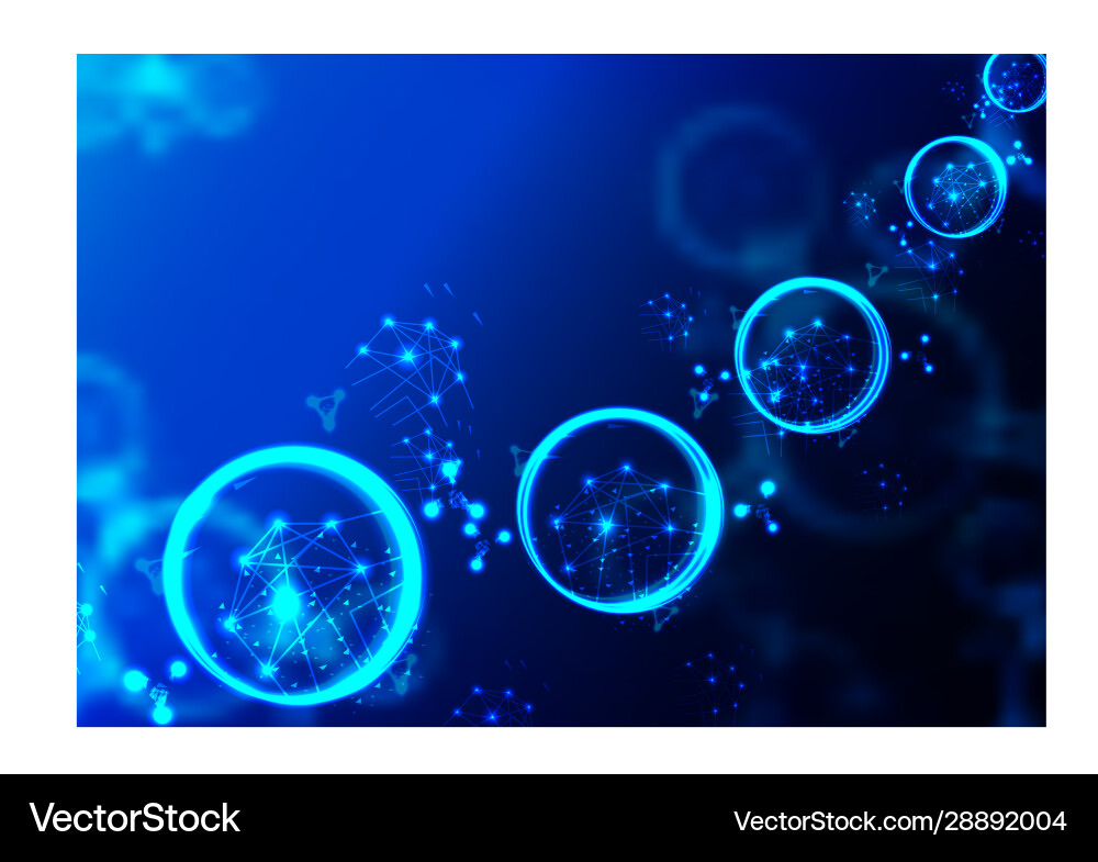 Abstract atom or molecule structure design Abstract atom or molecule structure design vector image