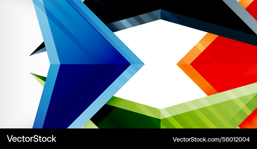 Abstract background color triangles and arrows Abstract background color triangles and arrows vector image