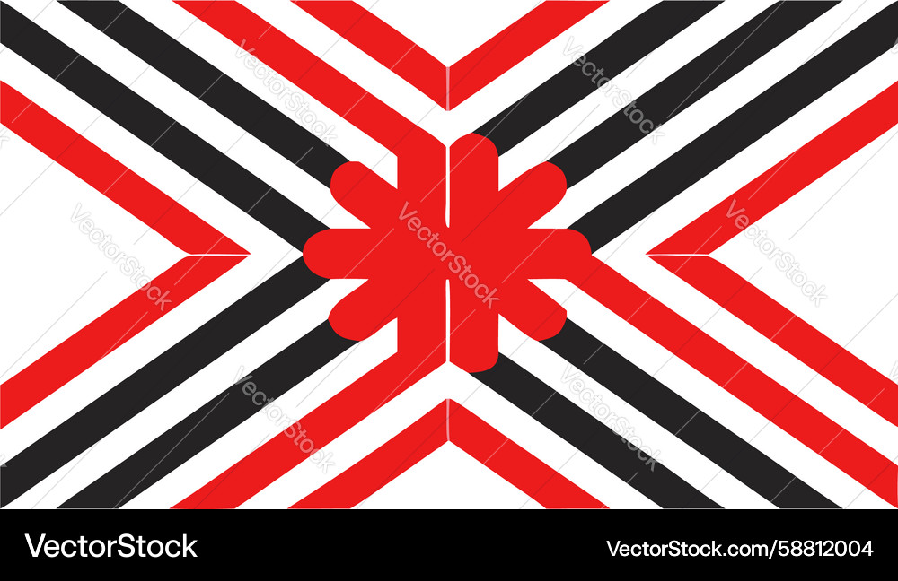 Abstract criss-cross pattern dynamic geometric Vector Image