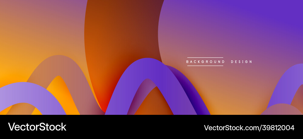 Abstract gradient background with wave line Abstract gradient background with wave line Vector Image