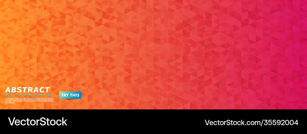 Colorful gradient with transparent mosaic texture vector image