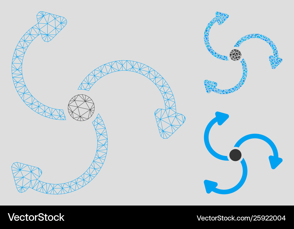 Fan rotation mesh wire frame model Fan rotation mesh wire frame model vector image