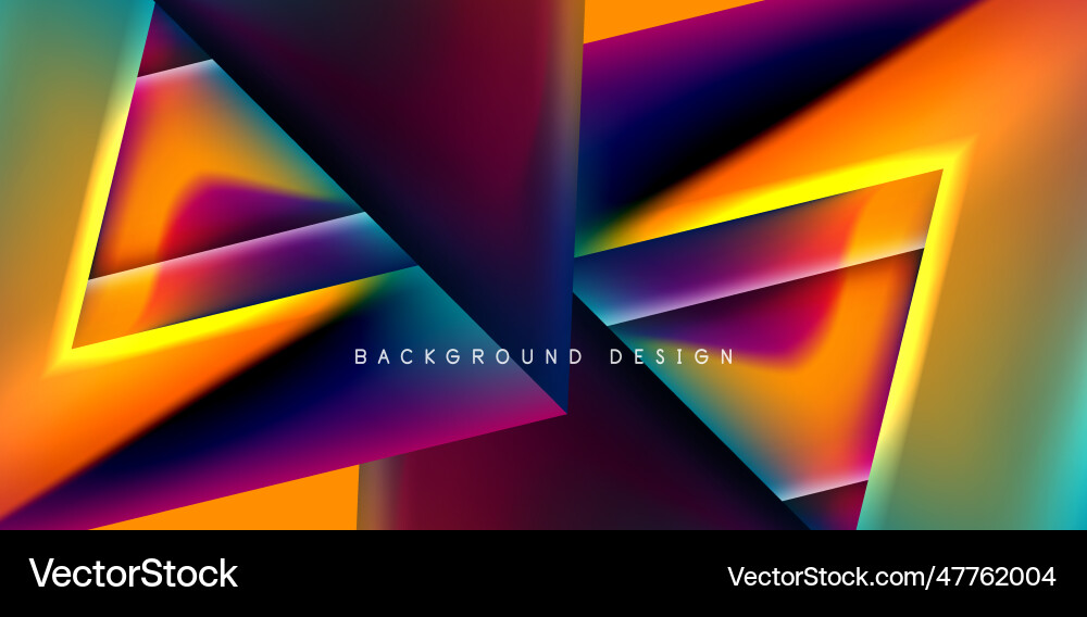 Futuristic triangle abstract background Futuristic triangle abstract background Vector Image