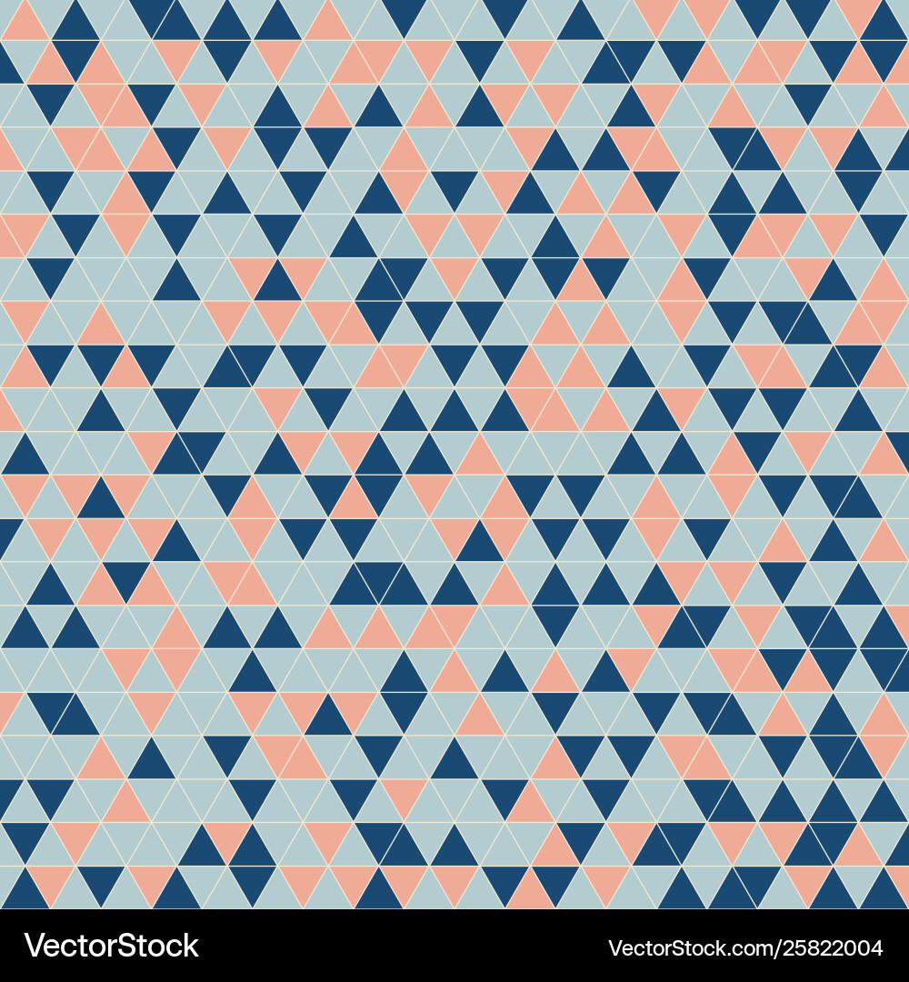 Geometric Triangle Pattern vector image