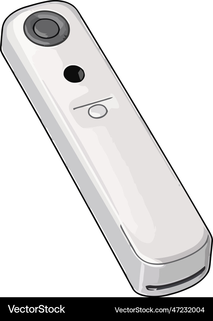 Laser pointer on white background vector image