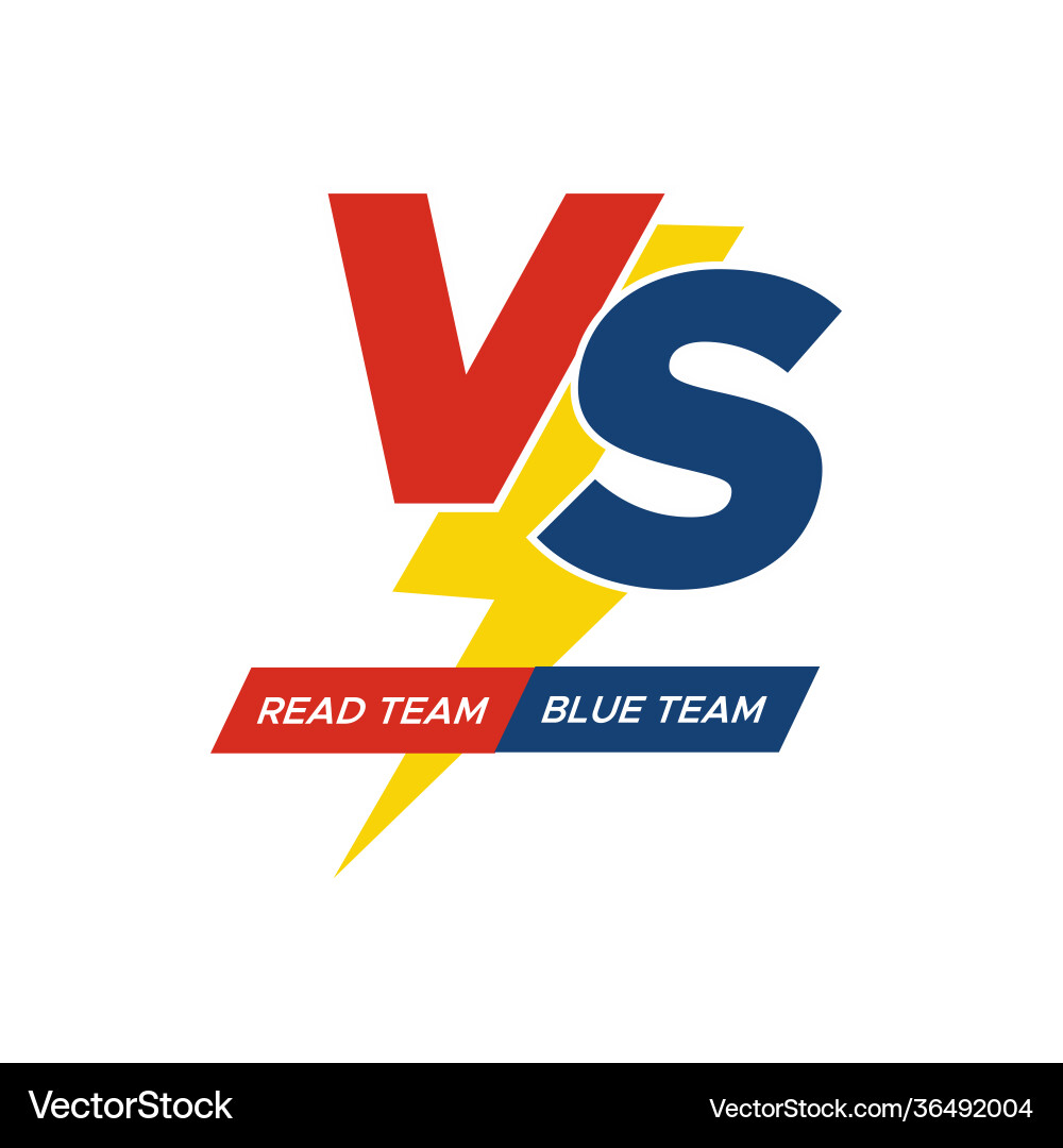 Lightning vs element vector image