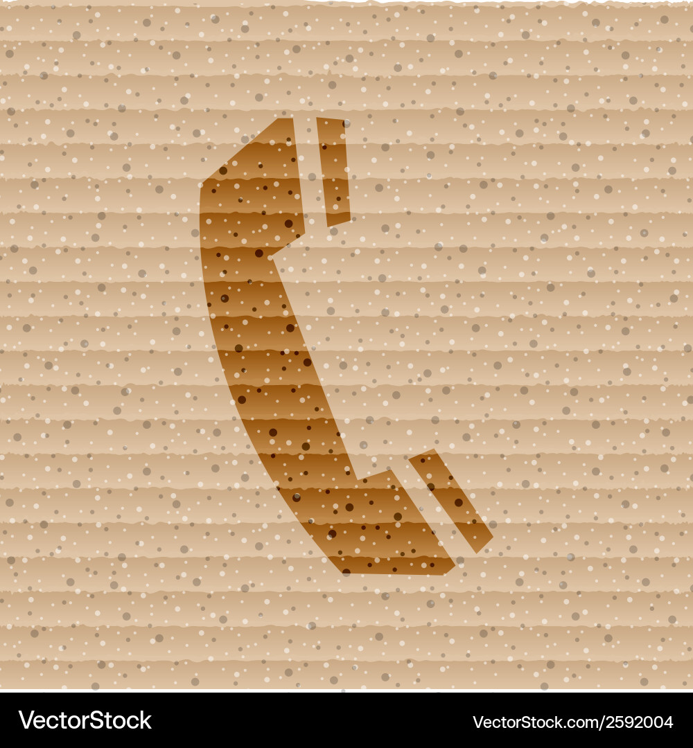 Phone flat modern web button and space for your vector image