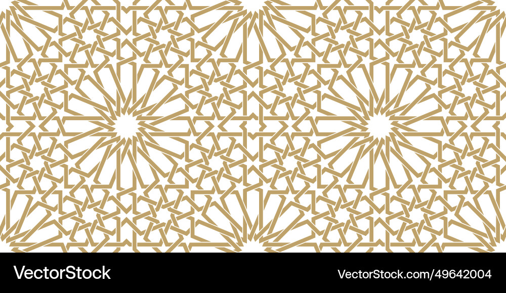 Seamless geometric pattern in authentic arabian Vector Image