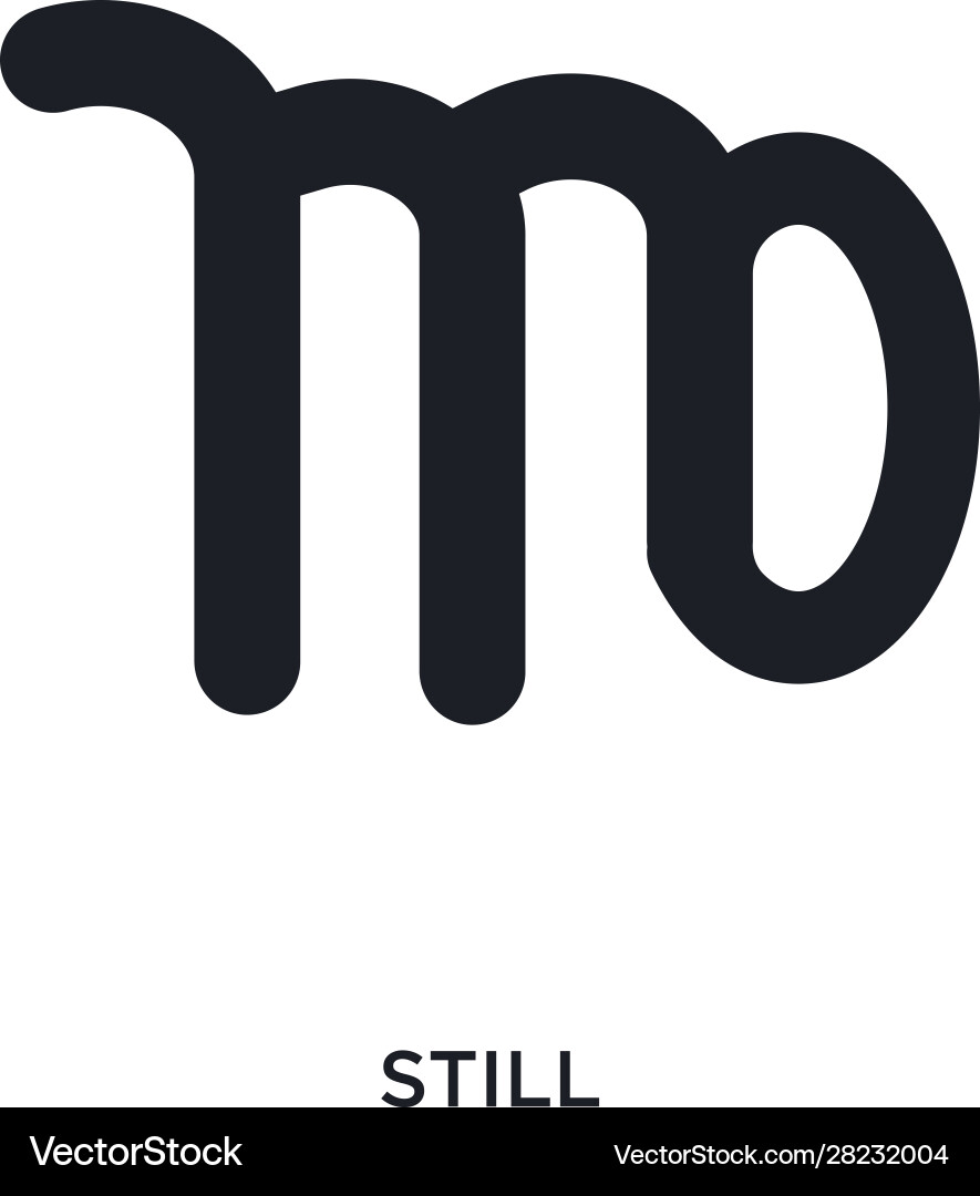 Still isolated icon simple element from zodiac Vector Image