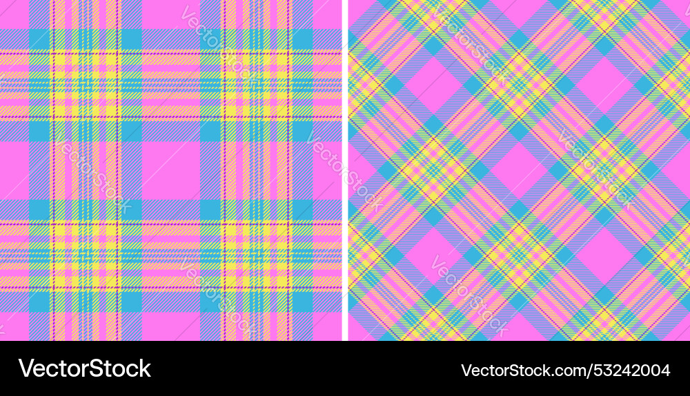 Textile fabric check of background pattern Textile fabric check of background pattern vector image