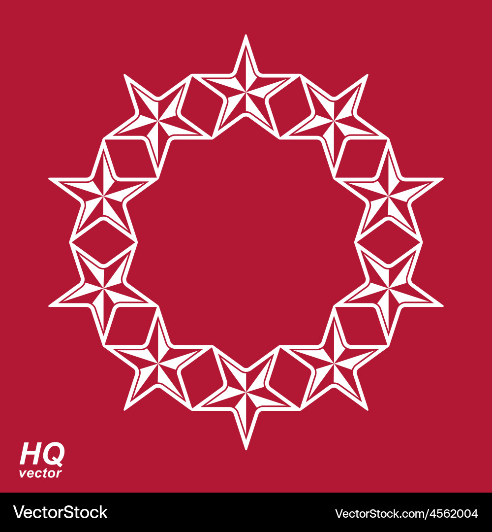 Union conceptual symbol festive design element vector image