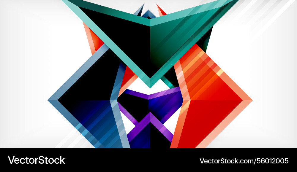 Abstract background color triangles and arrows Abstract background color triangles and arrows vector image