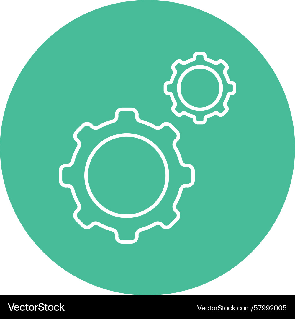 Configuration line multi circle Vector Image