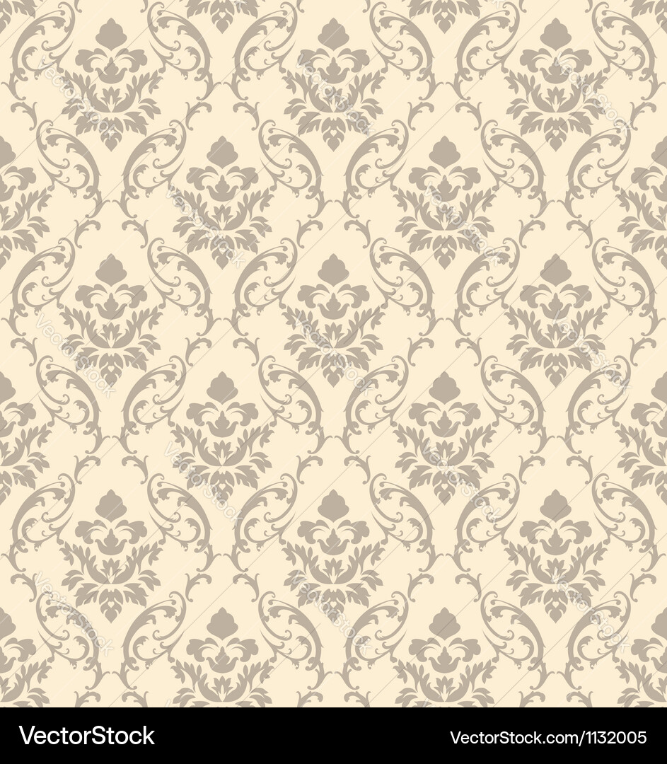 Elegant Damask Pattern vector image
