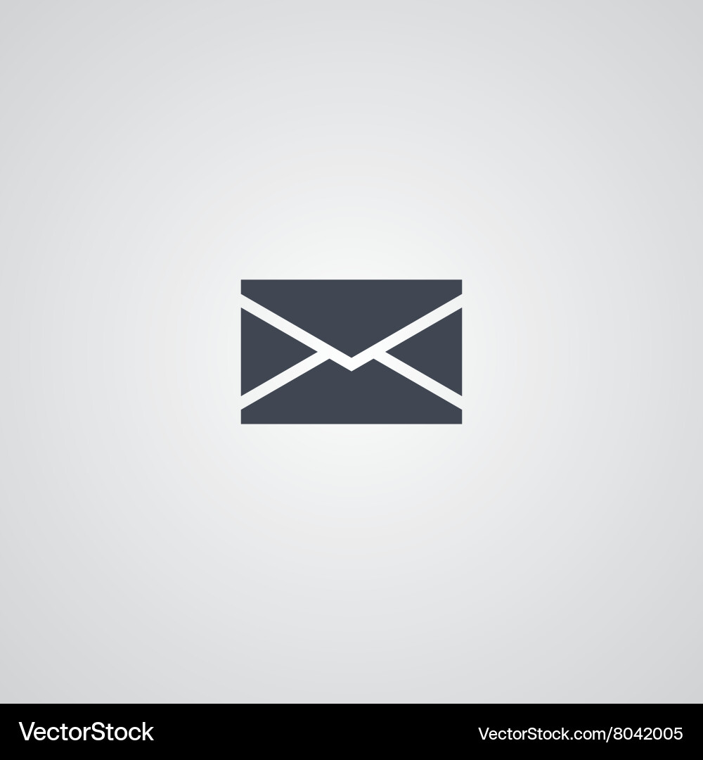 Mail message logotype Vector Image