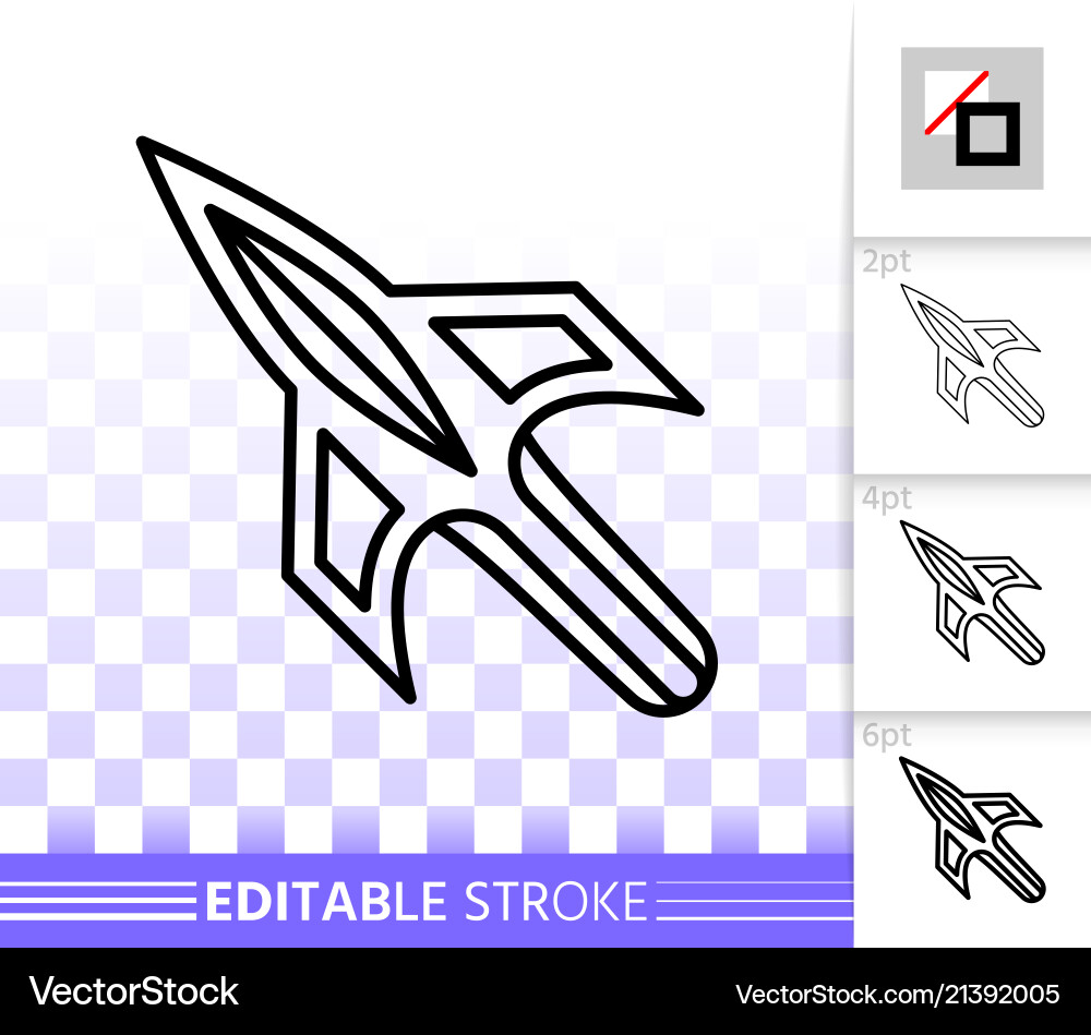 Mouse cursor simple black line icon Mouse cursor simple black line icon Vector Image