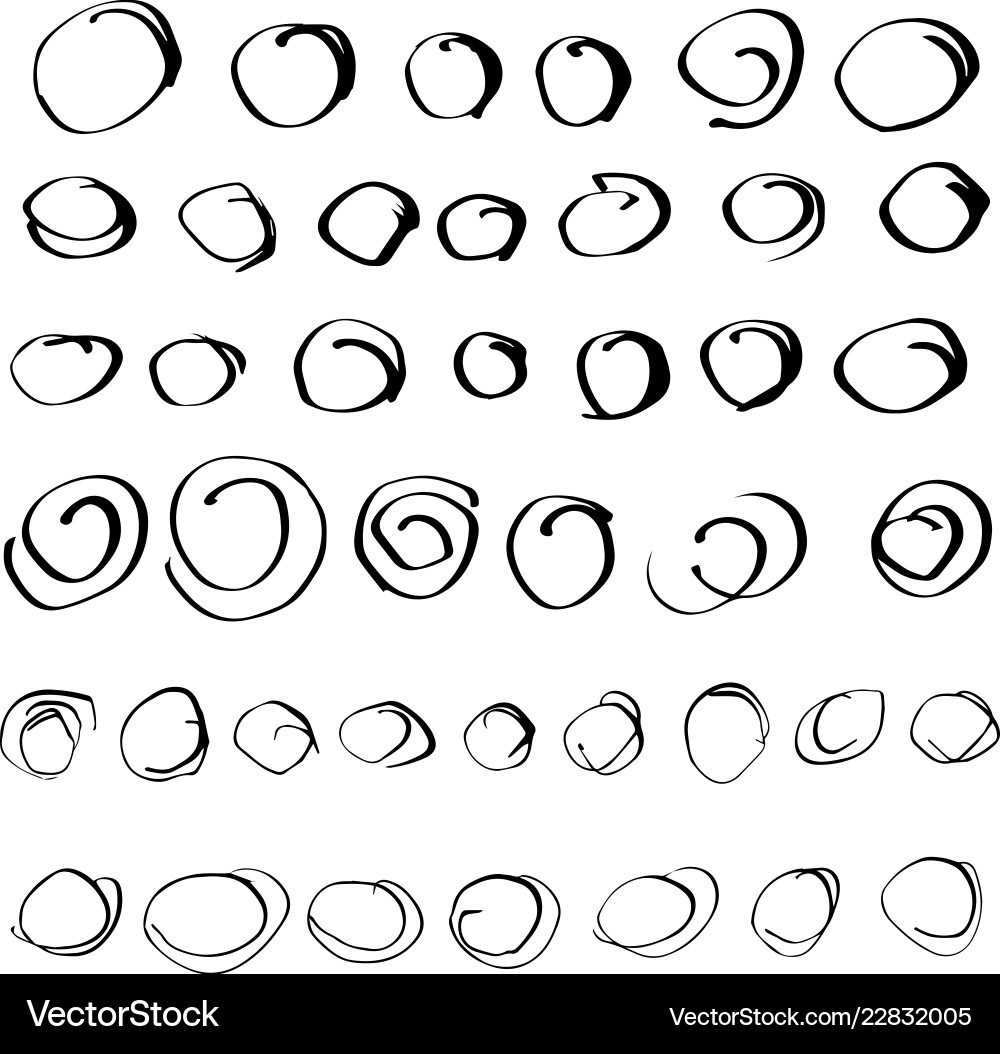 Set of hand drawn design elements Set of hand drawn design elements vector image