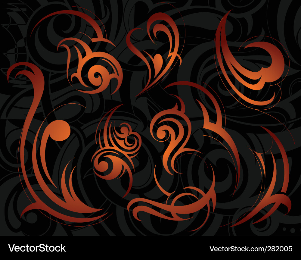 Swirling Abstract Patterns vector image