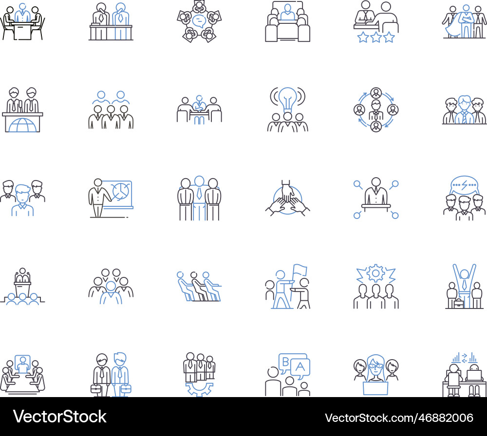 Assembly line icons collection machine Assembly line icons collection machine vector image
