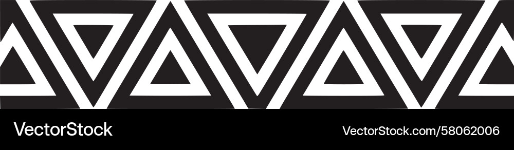 Geometric Triangle Repetition Pattern Vector Image