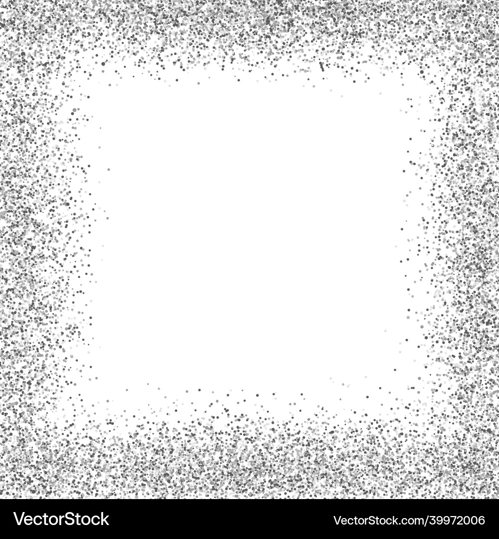 Glitter Rahmen auf weißem Hintergrund Luxus Silber Glitter Rahmen auf weißem Hintergrund Luxus Silber vektorbild