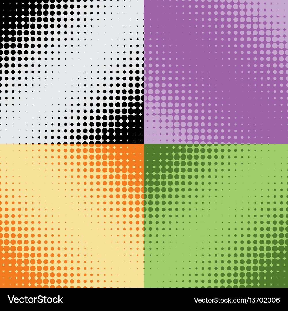 Halfton Textur nahtlose Muster-Raster Effekte Vektorbild