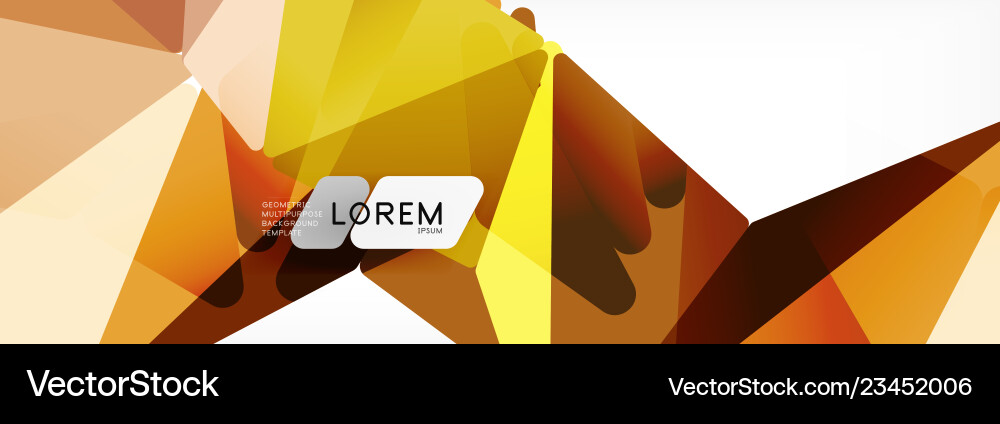 Mosaic triangular low poly style abstract Mosaic triangular low poly style abstract vector image