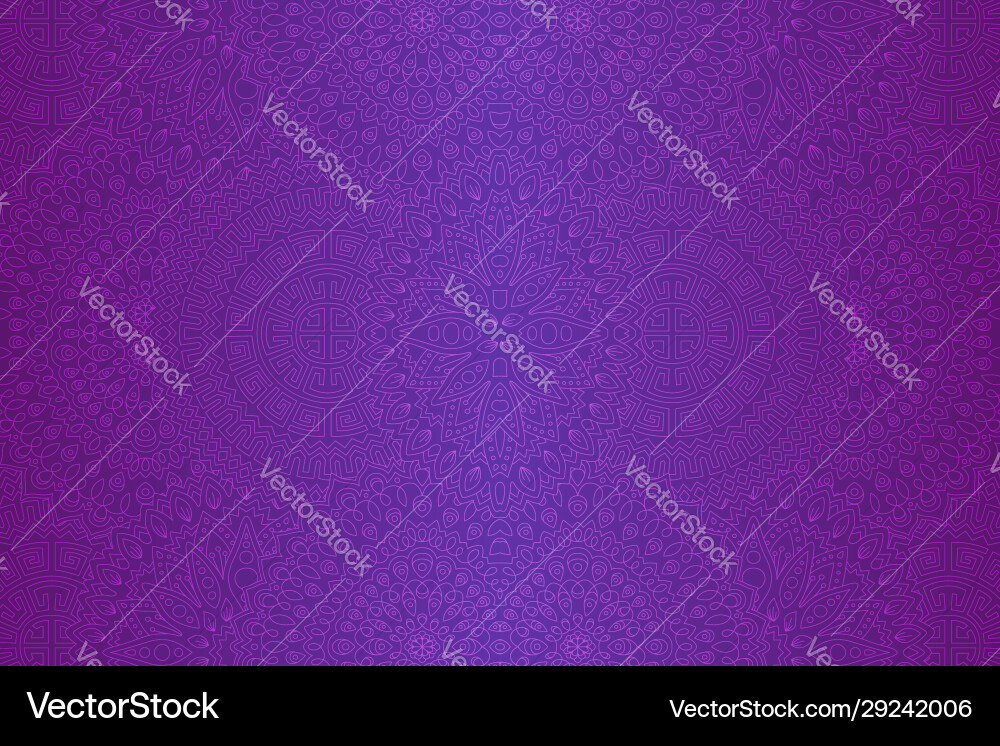 Purple art with eastern abstract linear pattern Purple art with eastern abstract linear pattern vector image