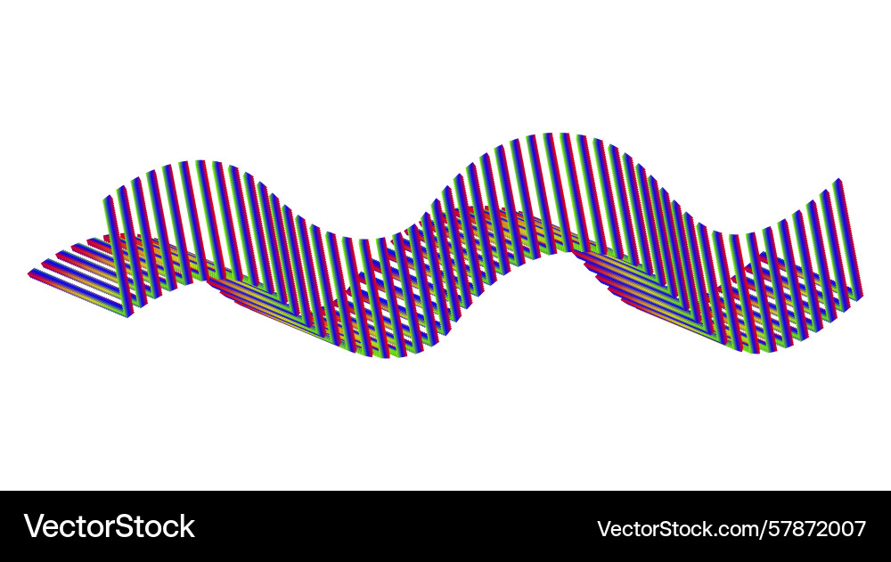 3d blend flowing smooth color abstract background 3d blend flowing smooth color abstract background Vector Image