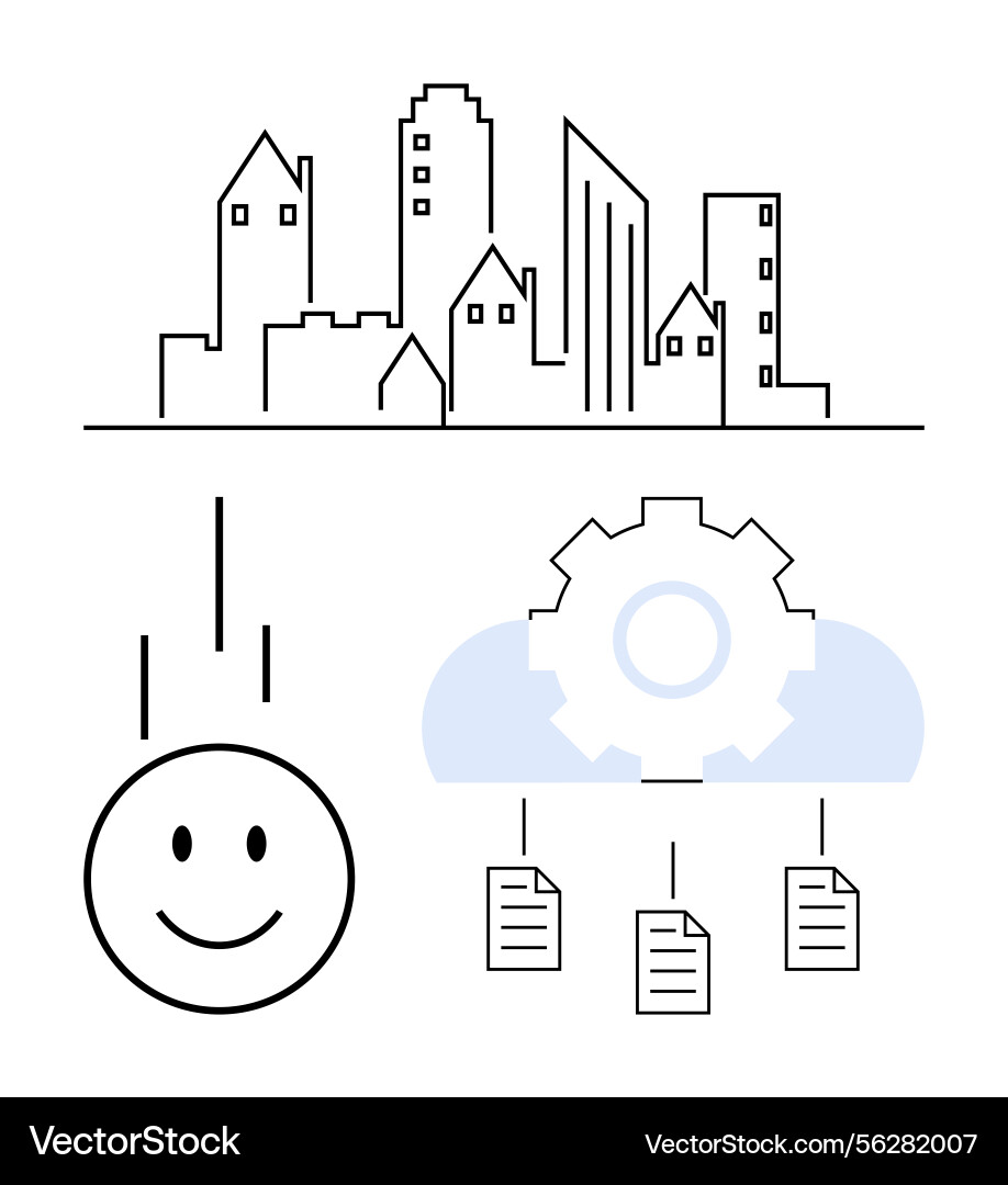 Cloud-basierte Integration für die Workflow Automation Cloud-basierte Integration für die Workflow Automation vektorbild