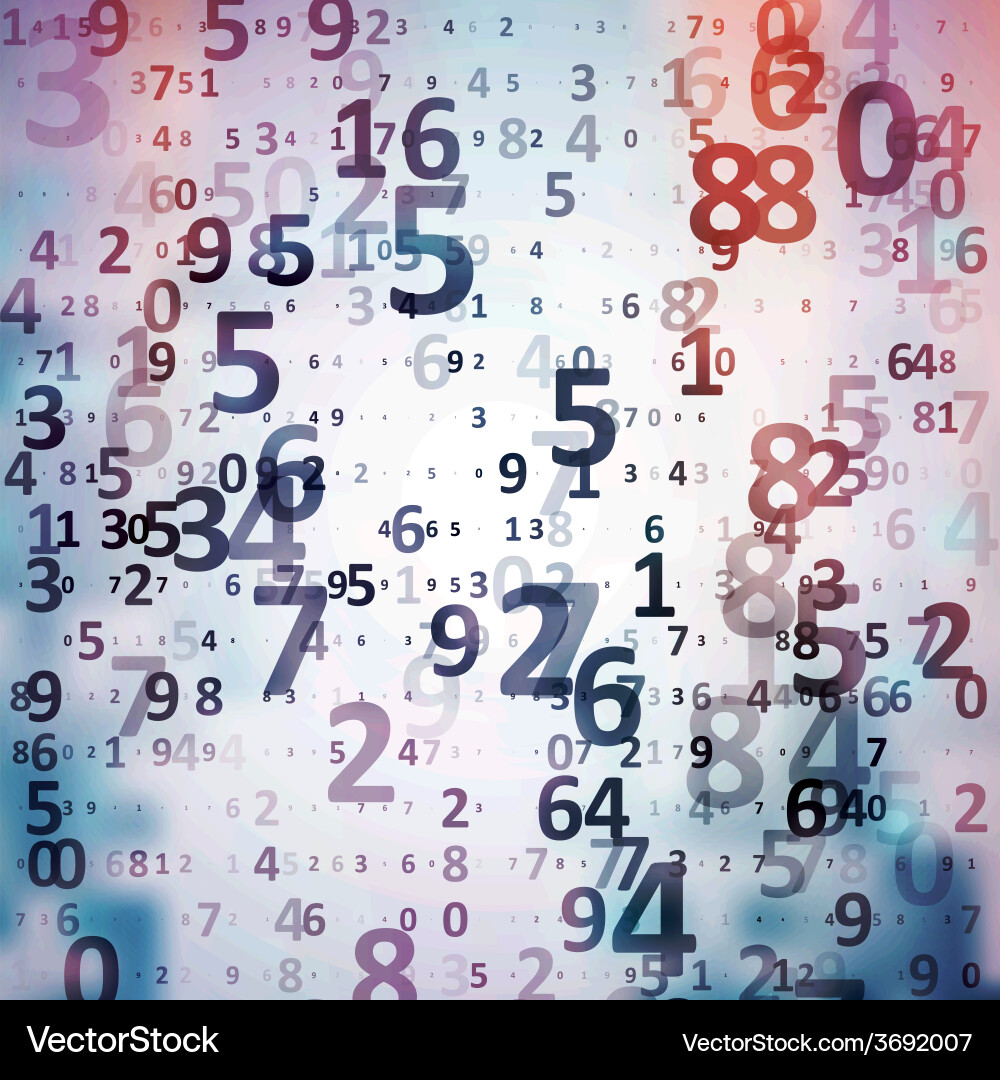 Digital code background vector image