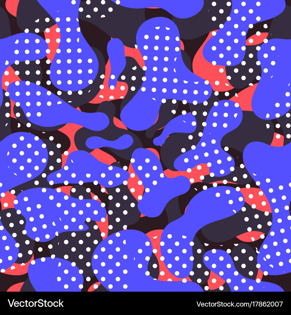 Fluid color seamless pattern modern vector image