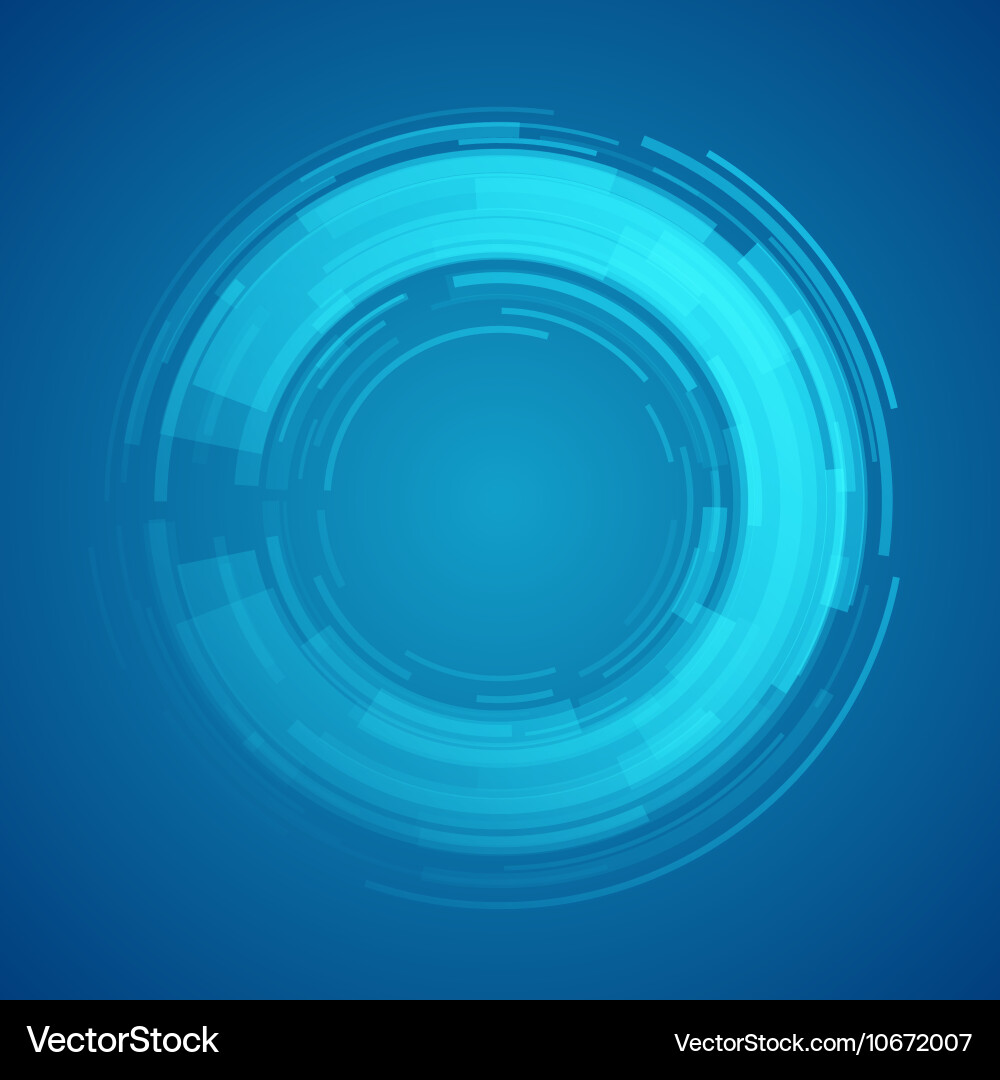 Geometric Line Circles Abstract Background vector image