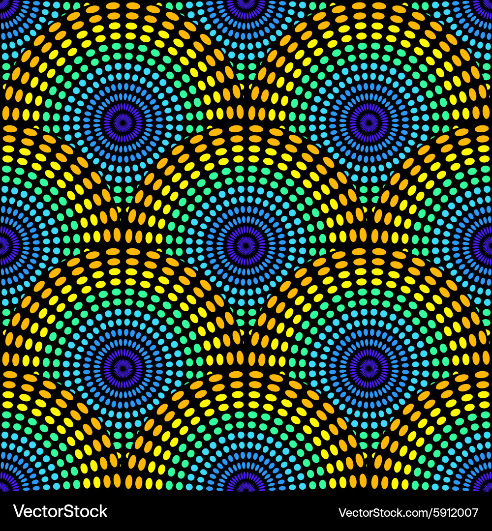 Geometric Round Pattern Vector Image