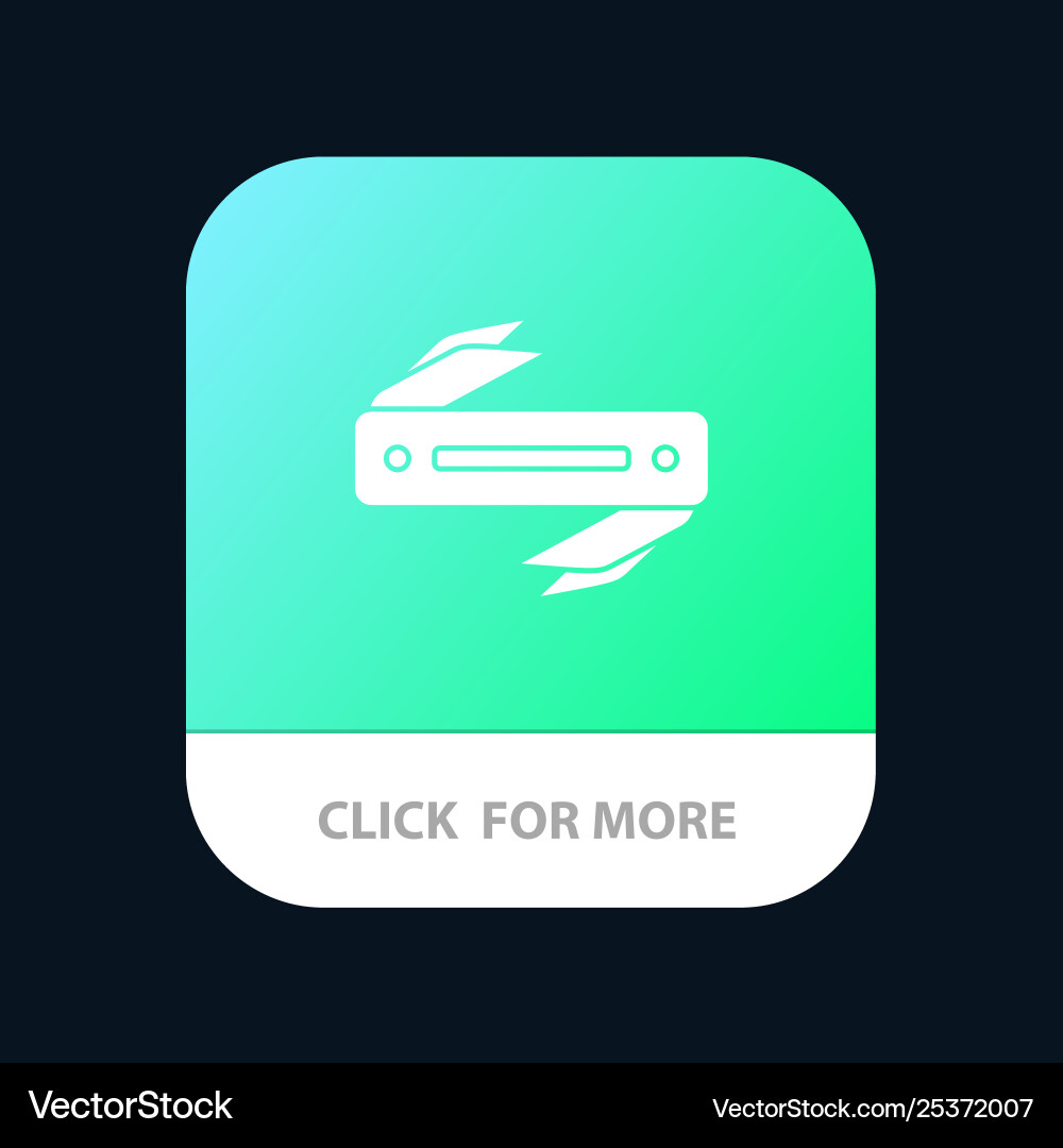 Knife razor sharp blade mobile app button android Knife razor sharp blade mobile app button android Vector Image