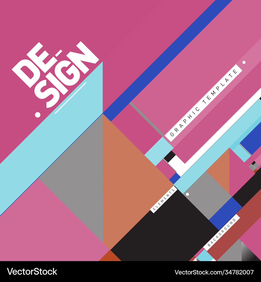 Modern colorful background material design Modern colorful background material design vector image