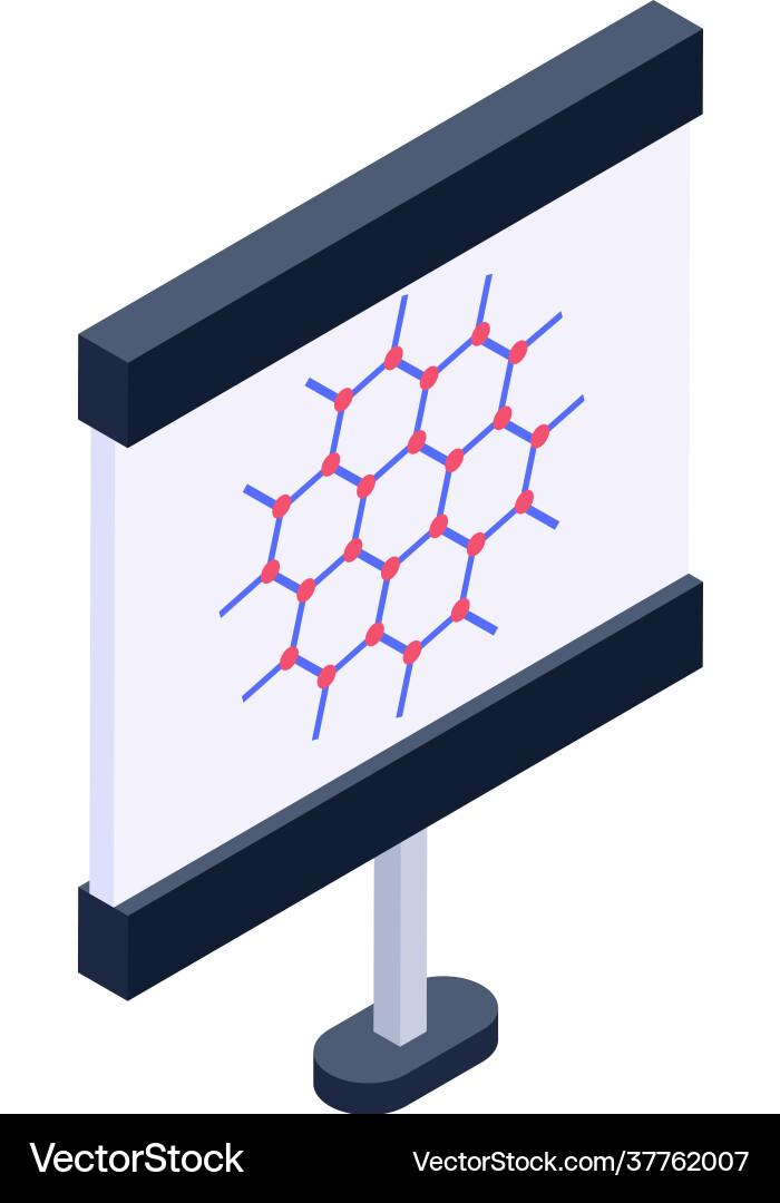 Presentation screen Vector Image