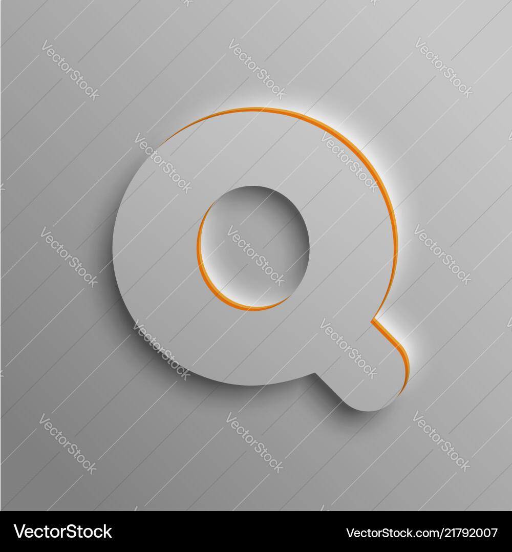 Realistic 3d font Realistic 3d font Vector Image