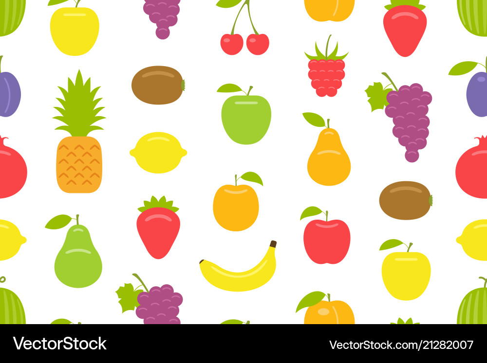 Seamless pattern with fruits Seamless pattern with fruits vector image