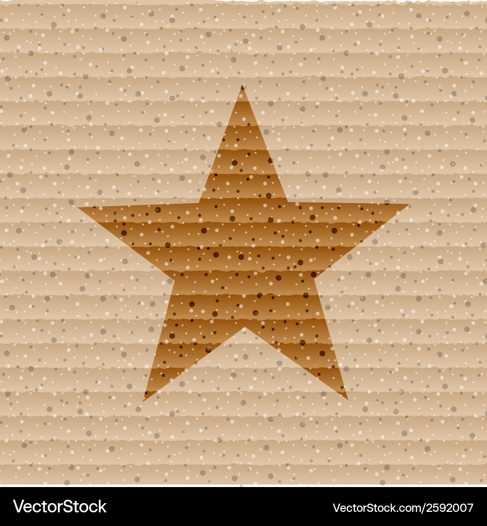 Star flat modern web button and space for your vector image