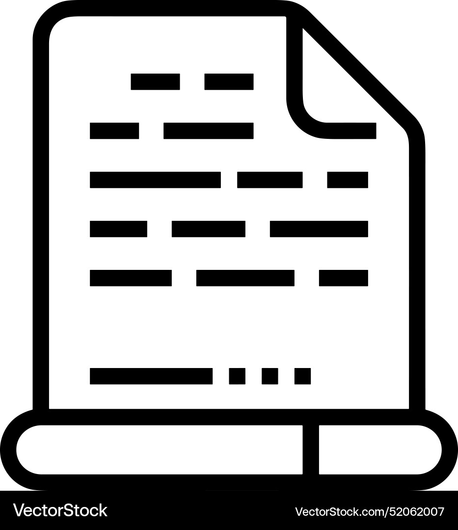 Upload outline icon symbol image Vector Image