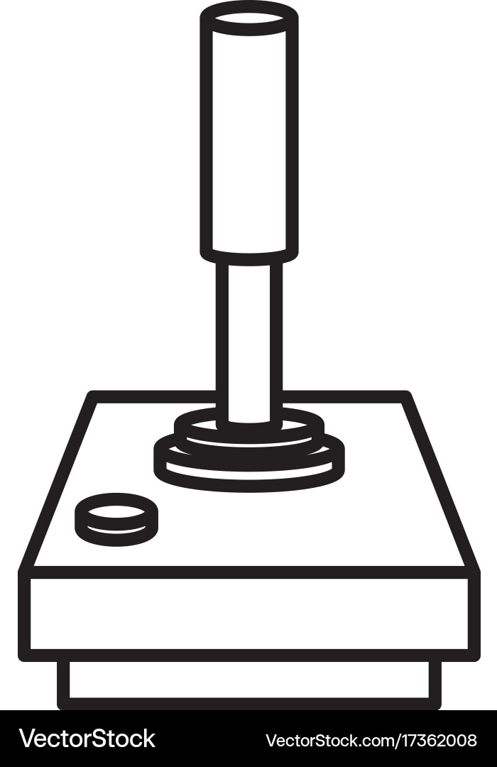 Console joystick videogame Vector Image